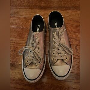 Metallic Gold Converse